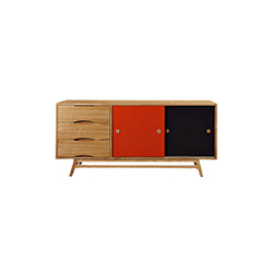 colorpop现代复古书柜 colorpop modern retro credenza